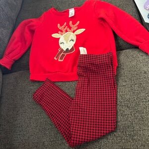 Carters Christmas Sweater Set 3T